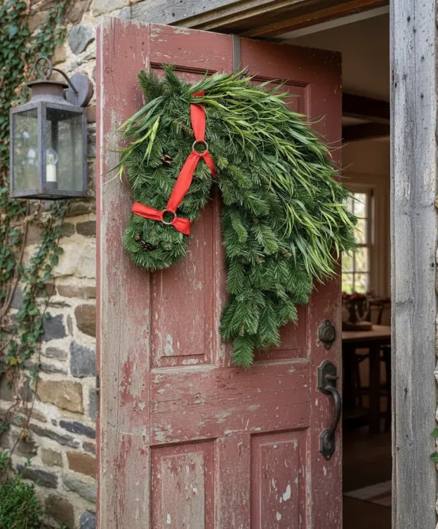 🎄Christmas Early Bird Sale - 49%OFF🐴Horse Head Wreath for Front Door
