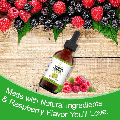 3-in-1 Garcinia Cambogia Liquid Drops - Natrual Extract with Green Coffee Bean & Vitamin C