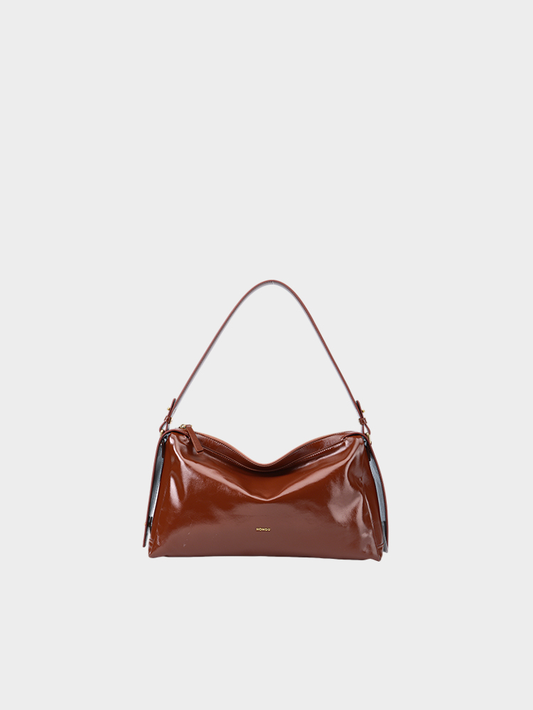 Vegetable-Tanned Leather Crossbody Bag