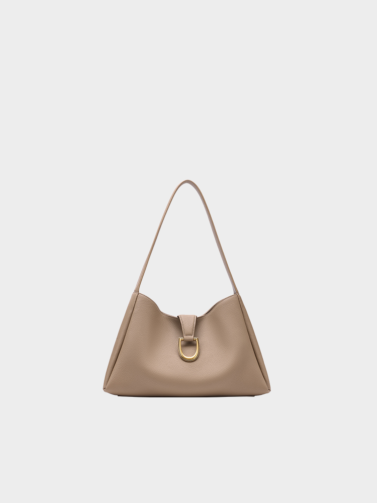 Leather hobo bag