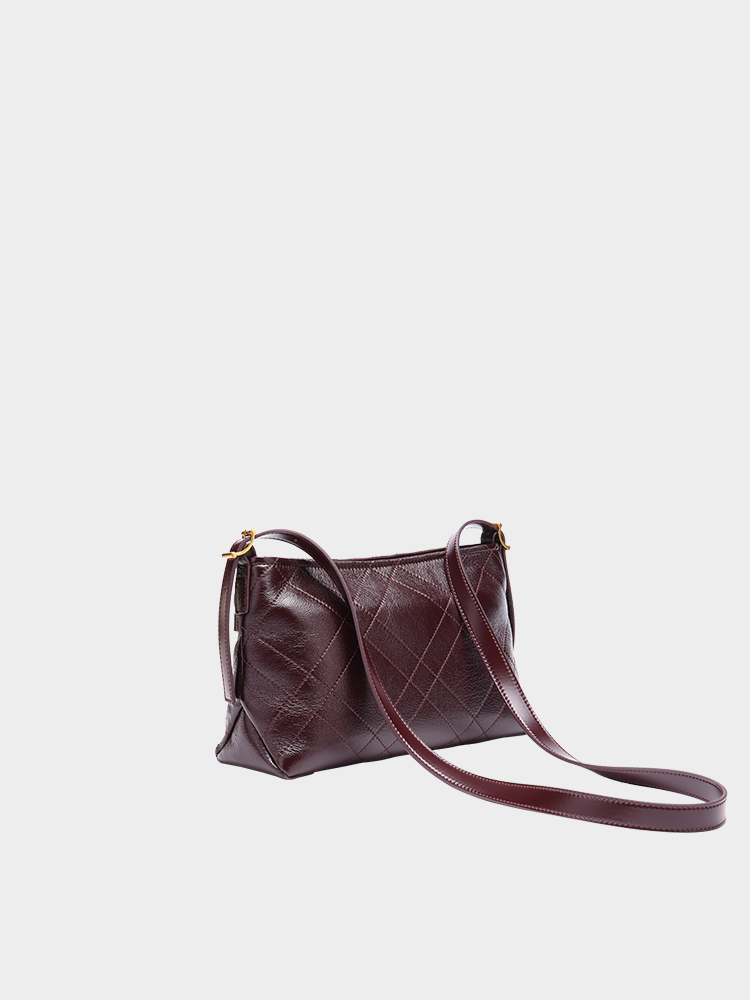 Leather crossbody bag