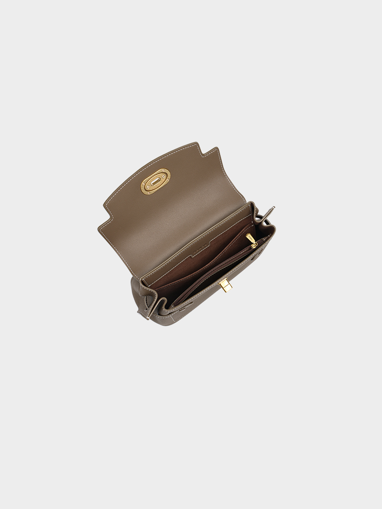 Leather crossbody bag