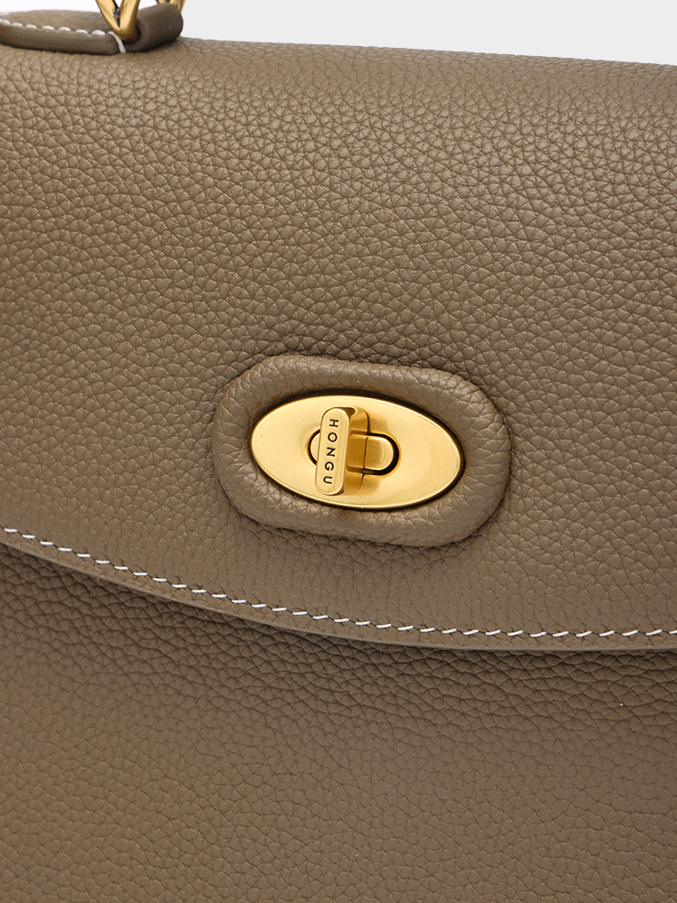 Leather crossbody bag