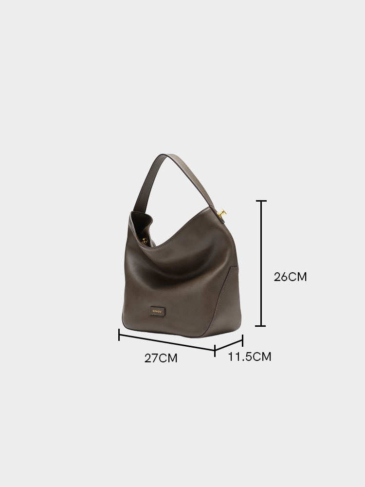 Single-Shoulder Bucket Bag
