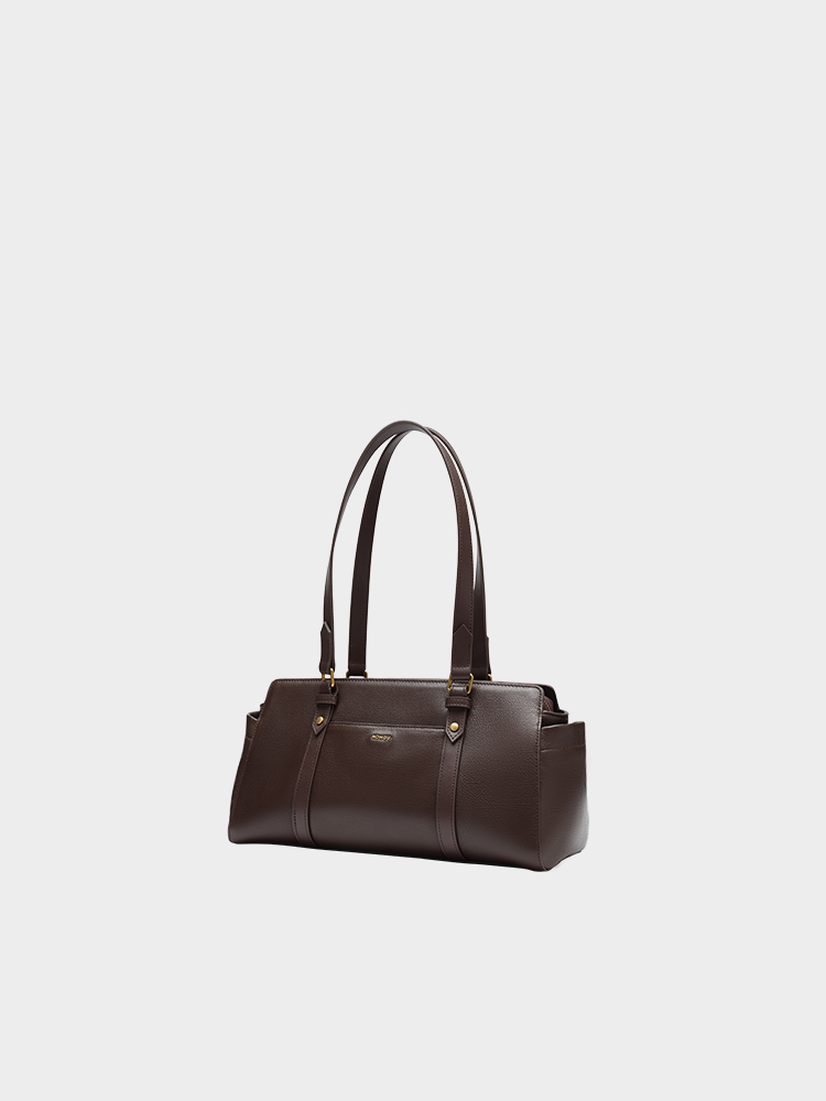 Cowhide tote bag