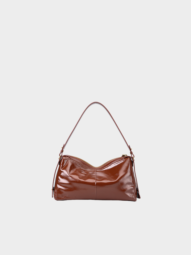 Vegetable-Tanned Leather Crossbody Bag
