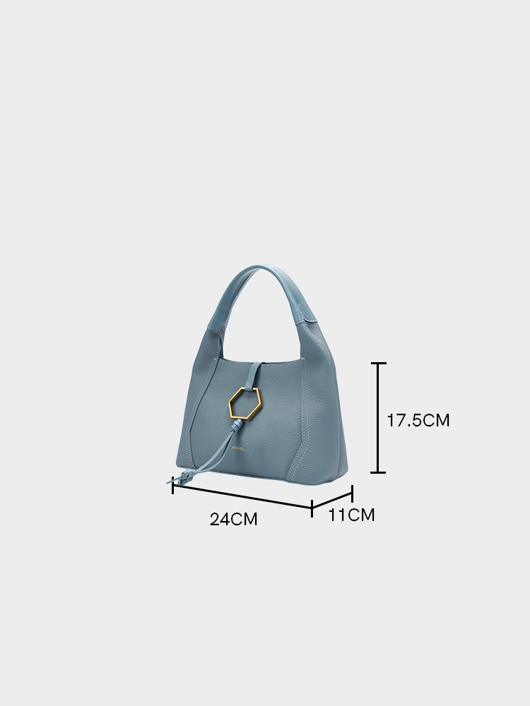 Top-Handle Hobo Bag