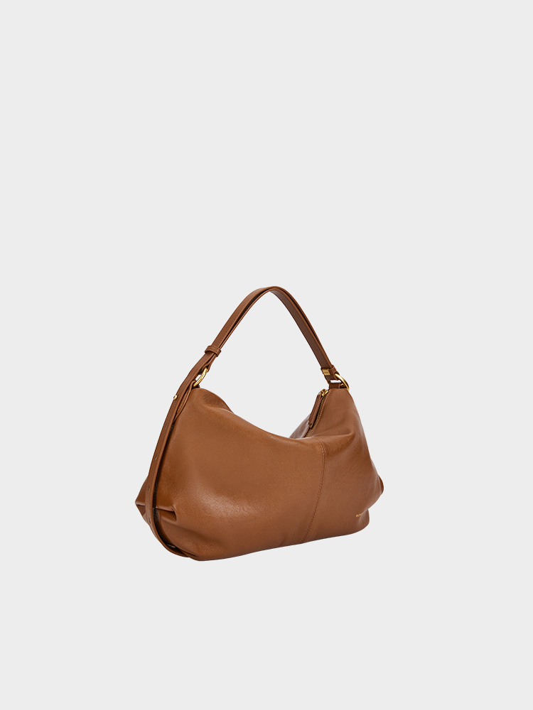 Leather Half-Moon Bag