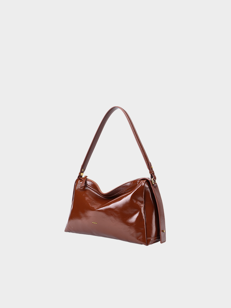 Vegetable-Tanned Leather Crossbody Bag