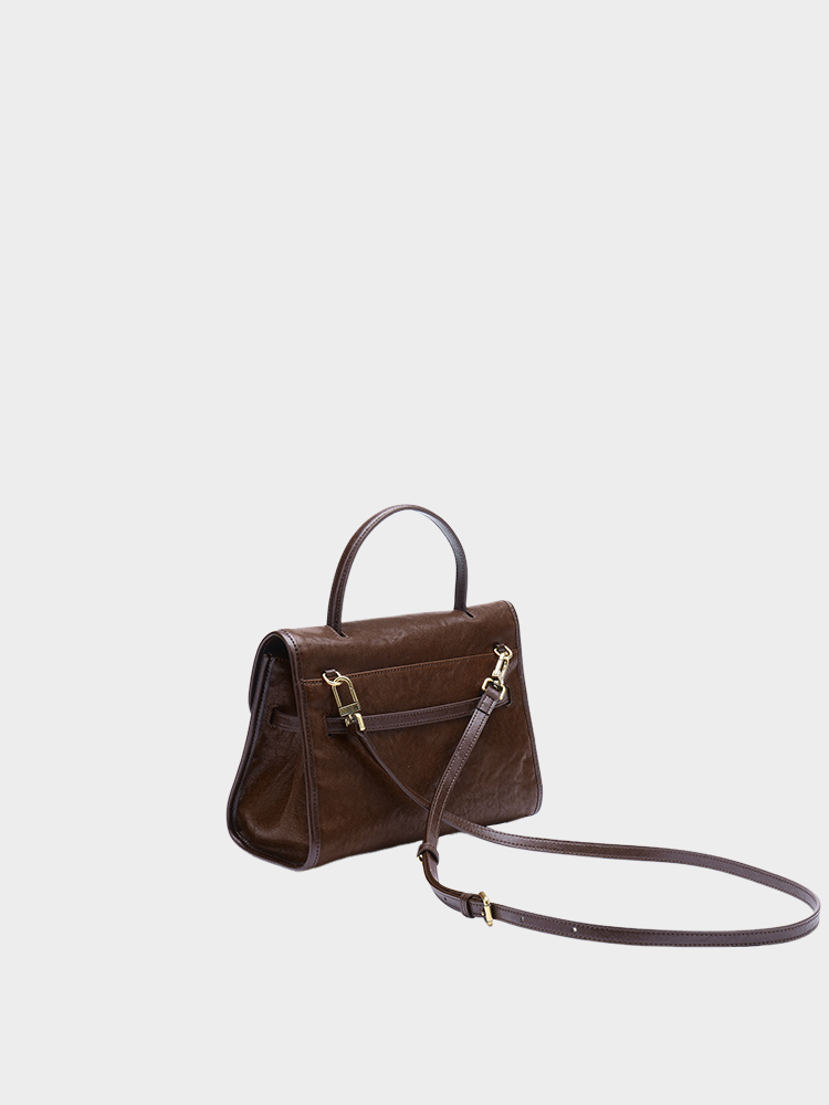 Textured Flap Bag