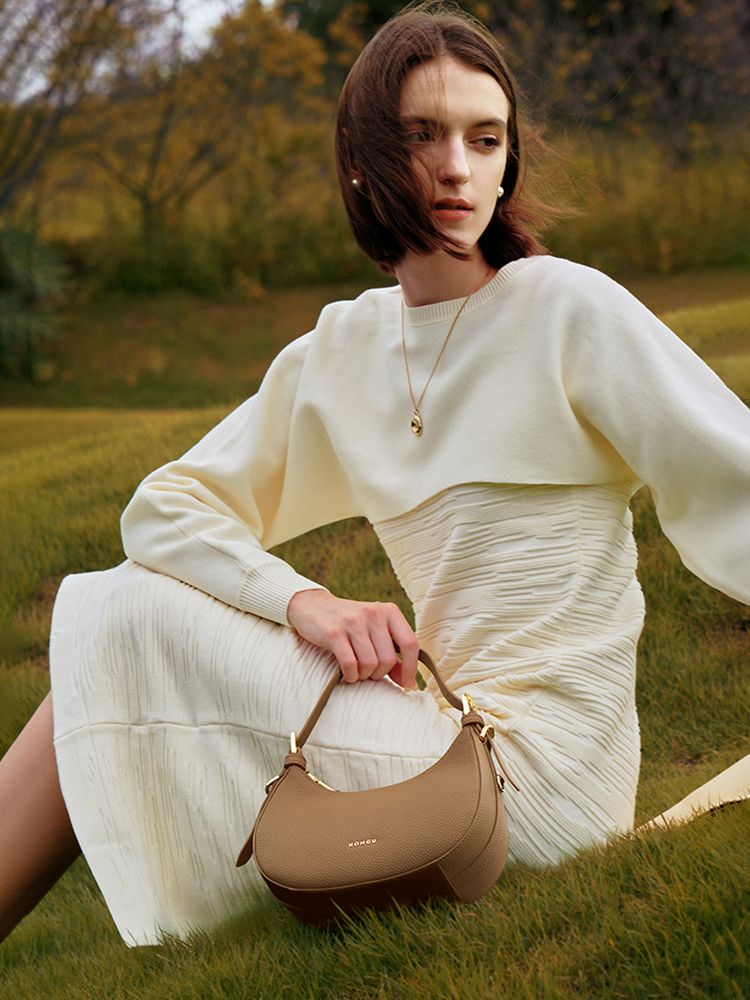 Vintage Half-Moon Bag