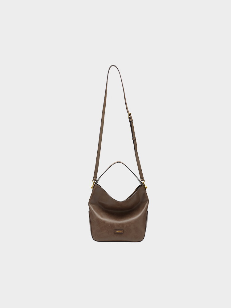 Single-Shoulder Bucket Bag