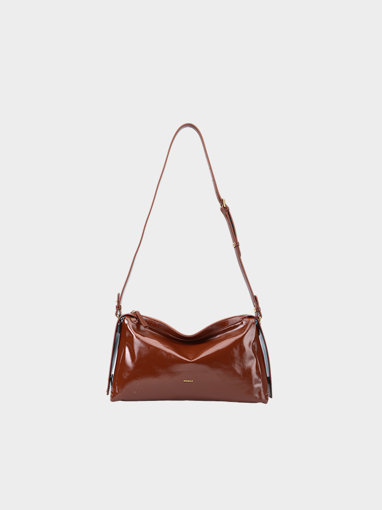 Vegetable-Tanned Leather Crossbody Bag