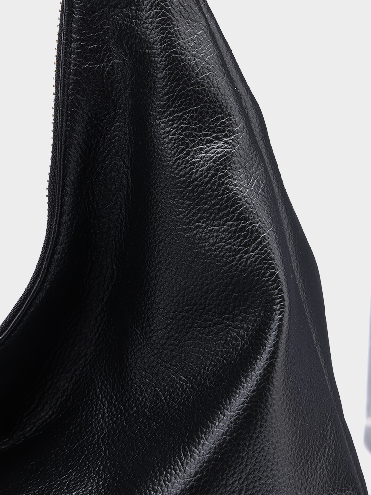 Leather hobo bag