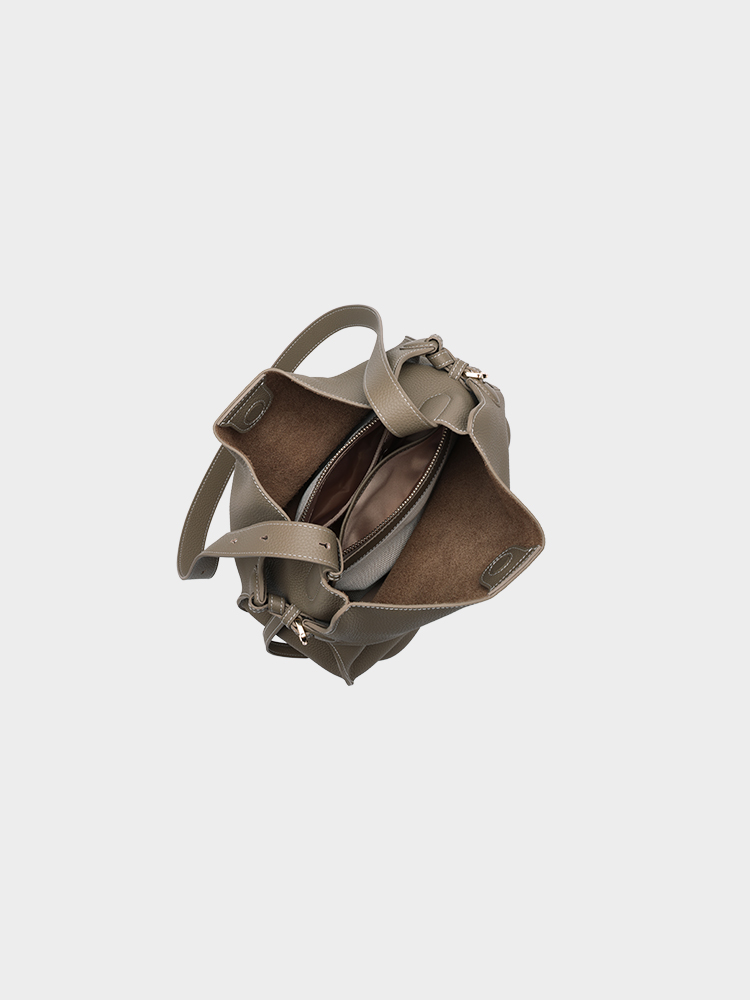 Lazy bucket bag