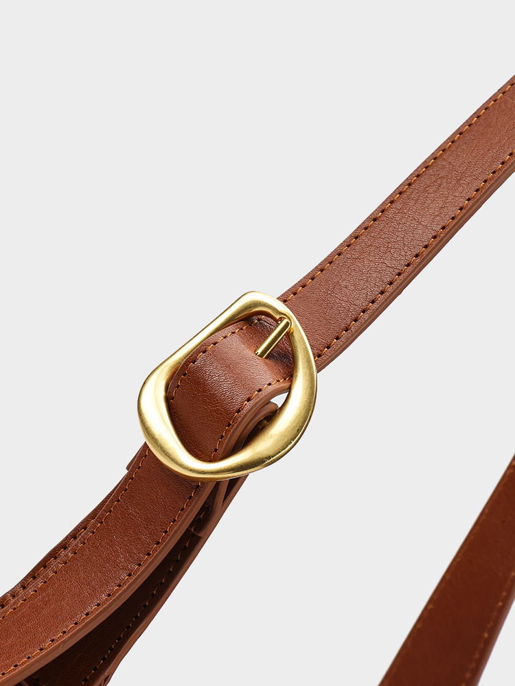 Vegetable-Tanned Hobo Bag