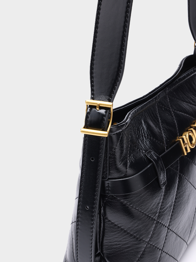 Leather crossbody bag