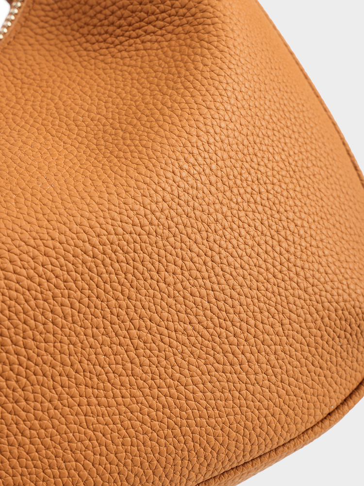 Woven Strap Crescent Bag