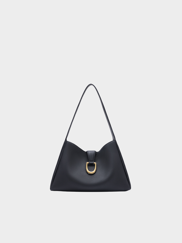 Leather hobo bag