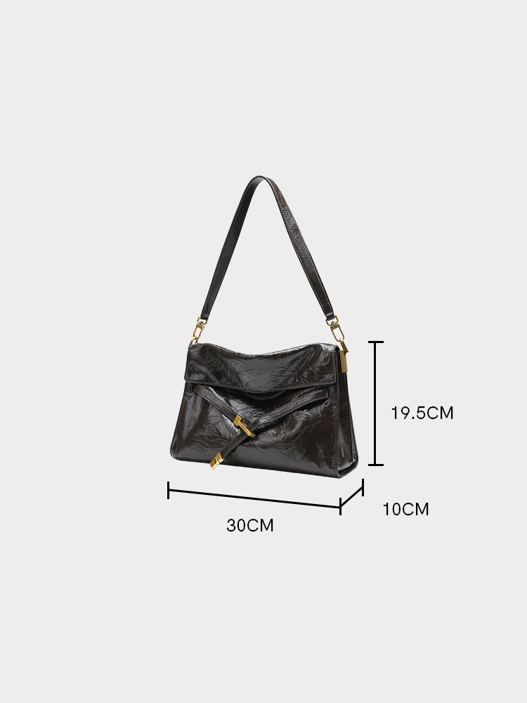 Scratch-Textured Tote Bag