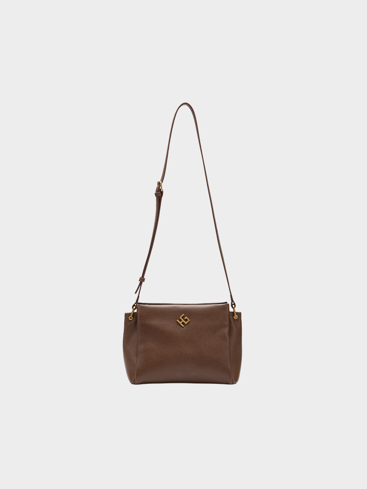 Leather tote bag