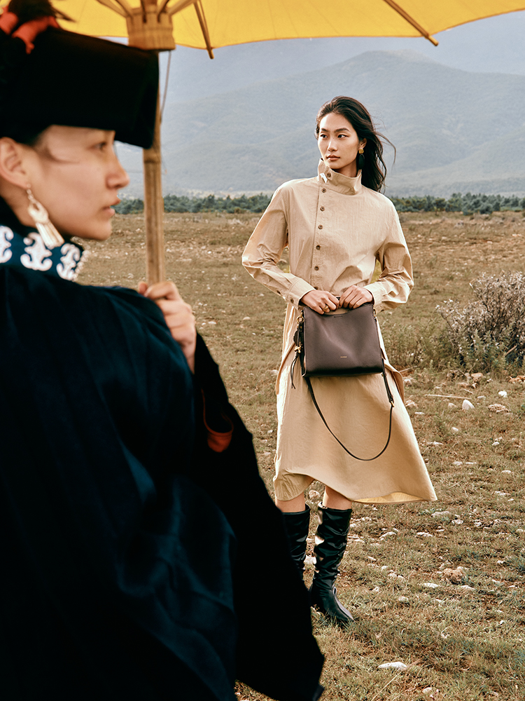 Leather Handheld Bag