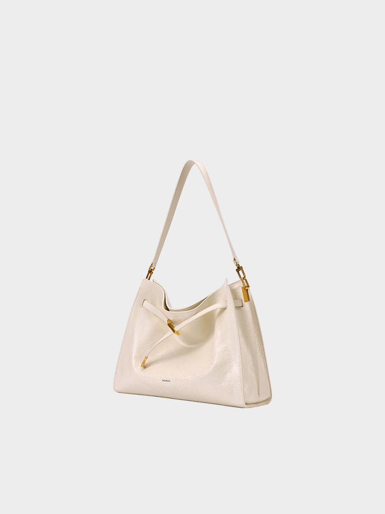 Vintage Waxy Leather Tote Bag