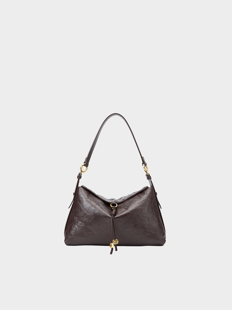 Textured Shoulder Bag