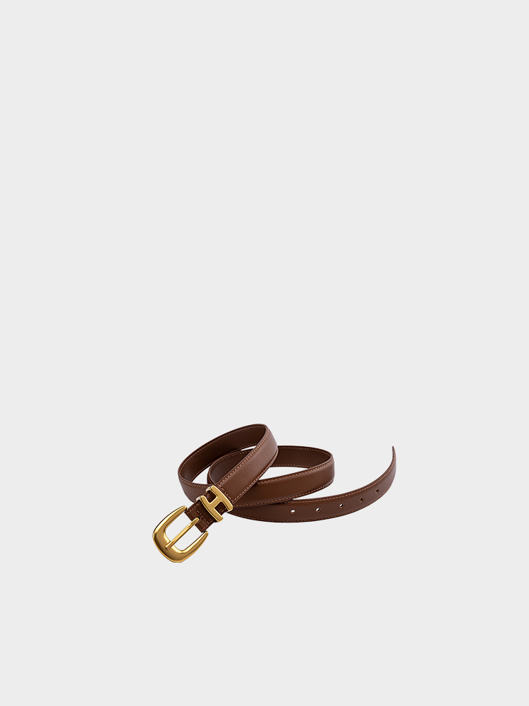 Versatile Cowhide Leather Belt
