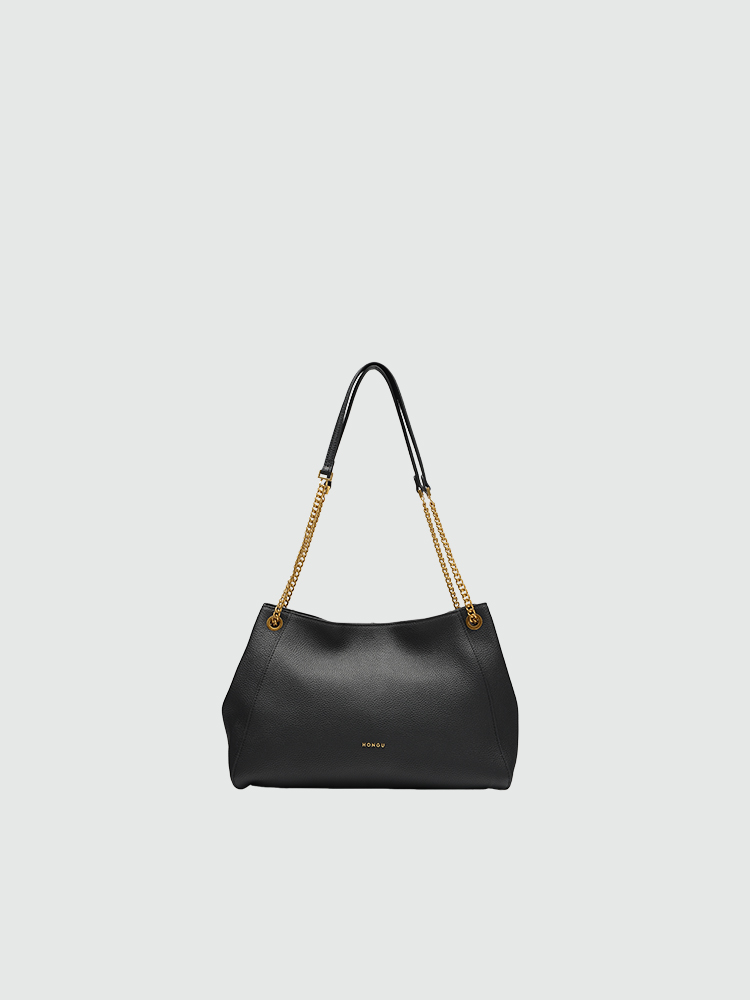 Soft Leather Chain Shoulder Purse
