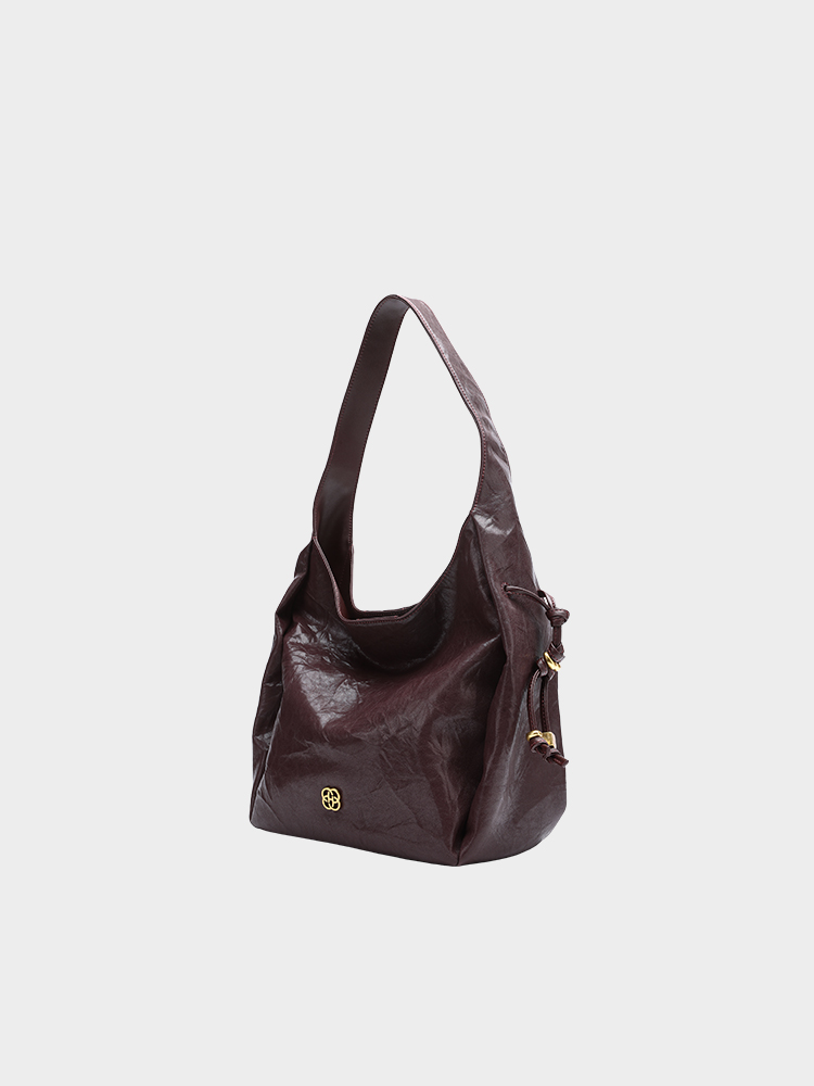 Vegetable-Tanned Hobo Bag