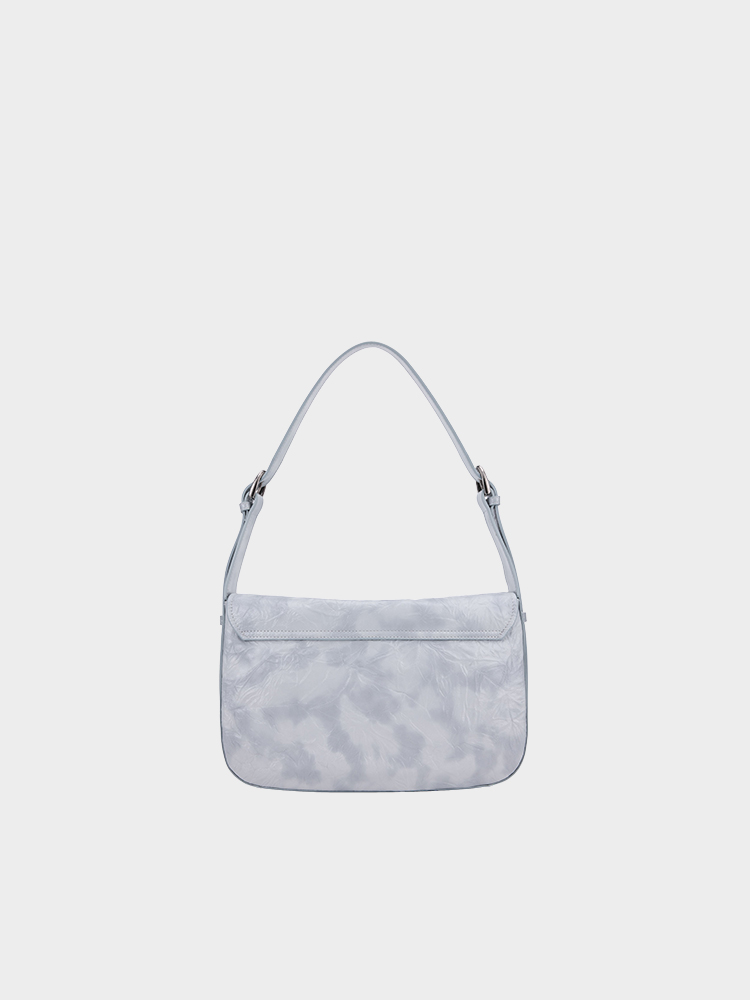 Retro Flap Cowhide Shoulder Handbag