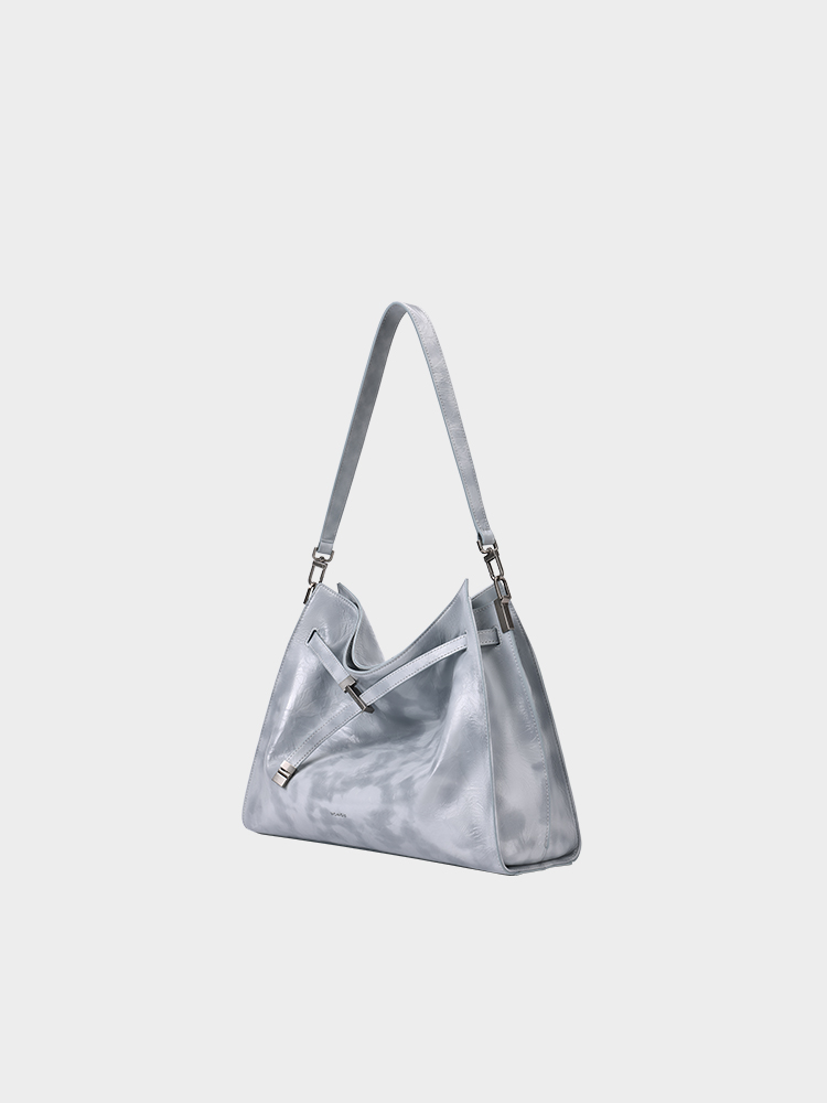 Vintage Waxy Leather Tote Bag