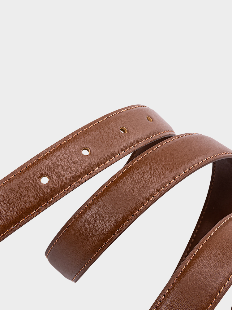 Versatile Cowhide Leather Belt