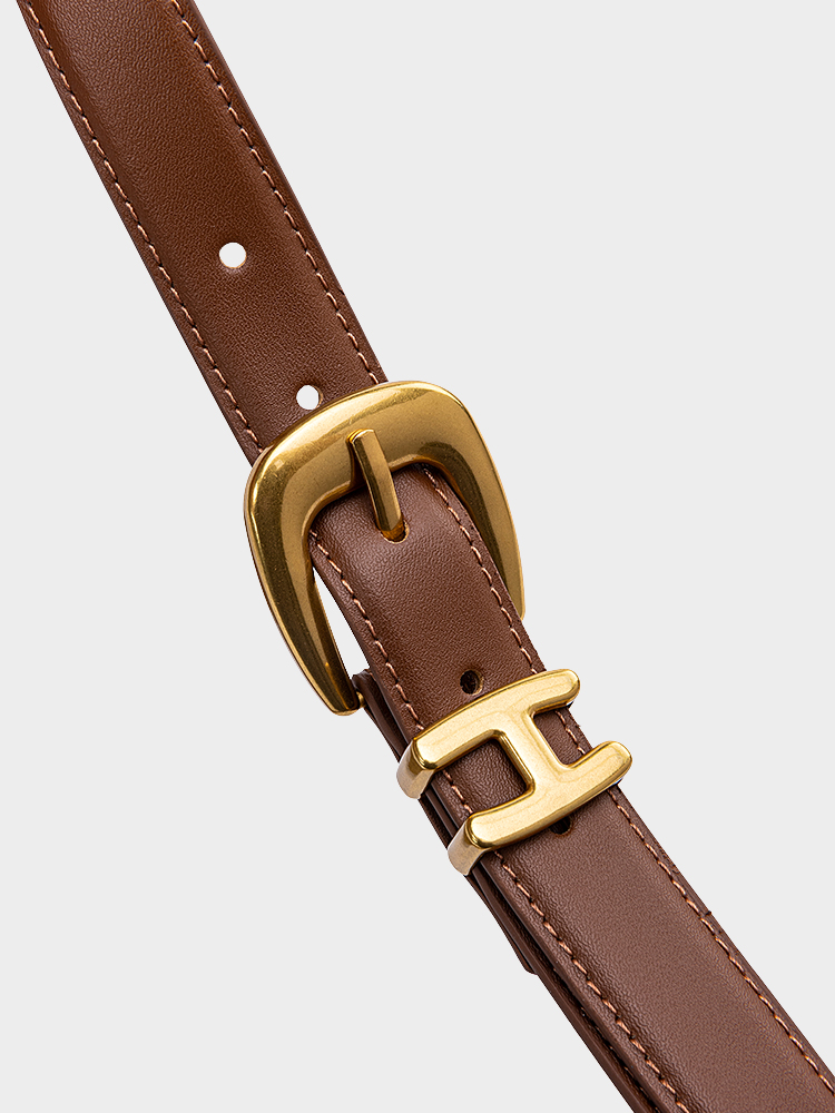Versatile Cowhide Leather Belt