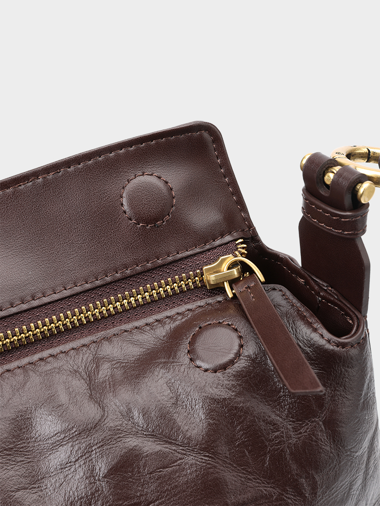 Textured Shoulder Bag