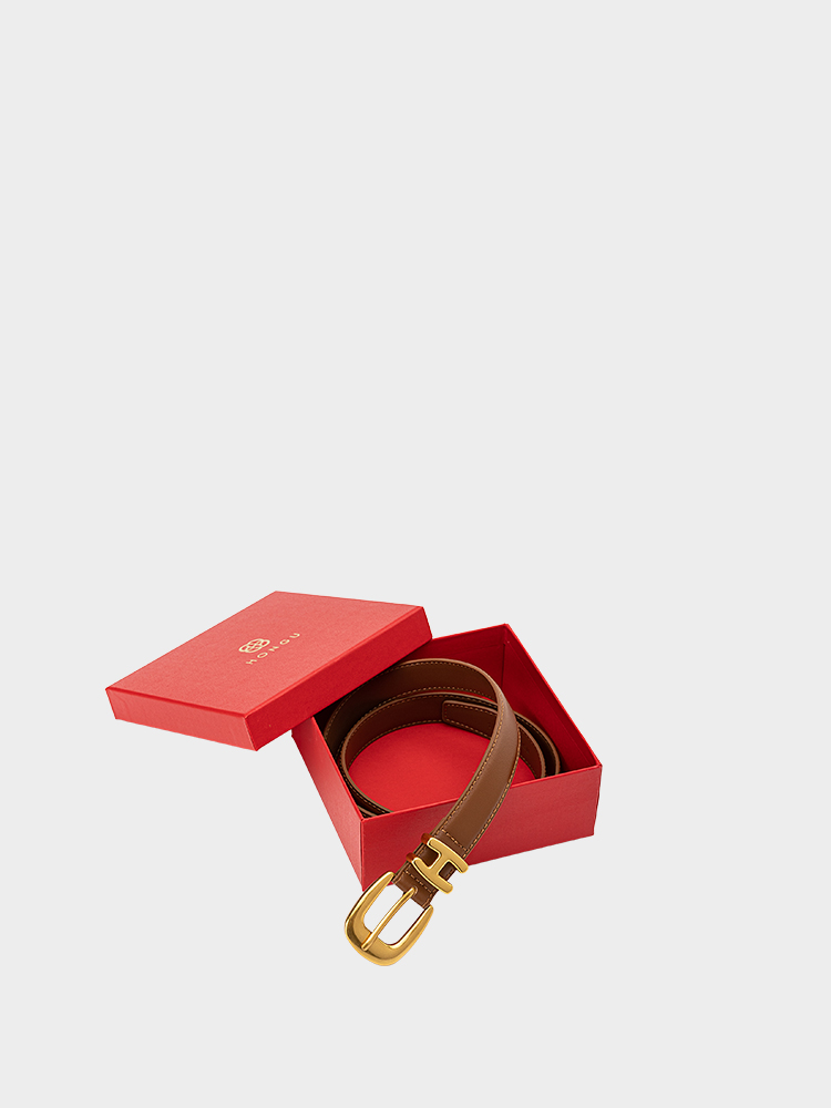 Versatile Cowhide Leather Belt