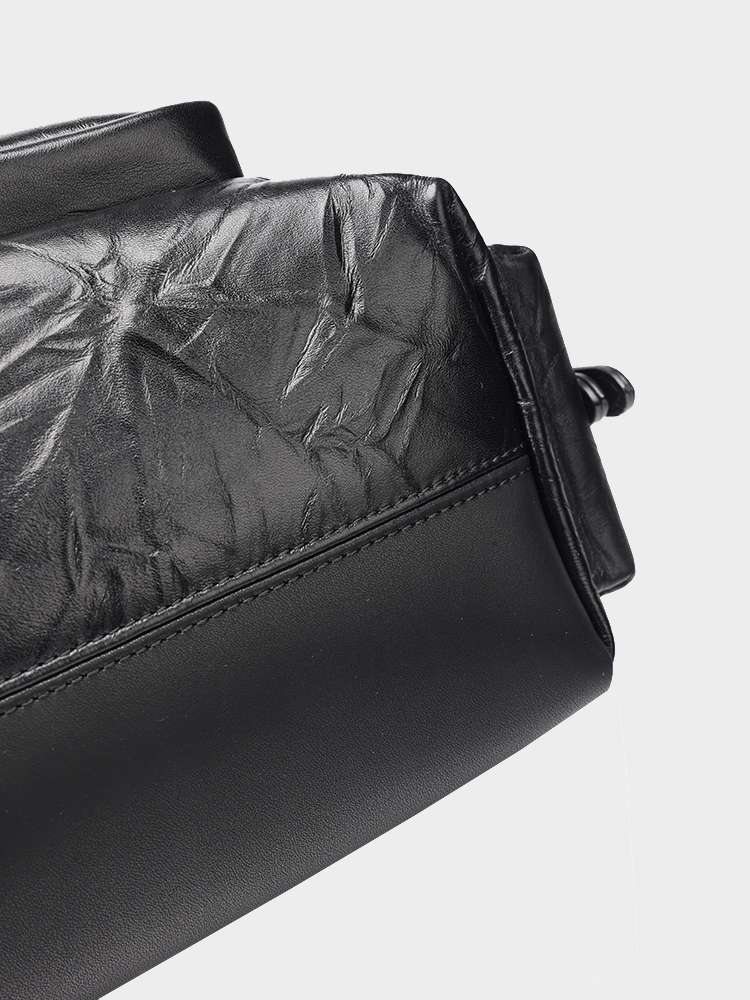 Textured Leather Backpack