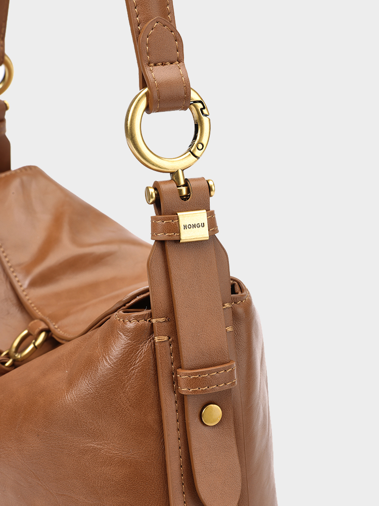 Textured Shoulder Bag