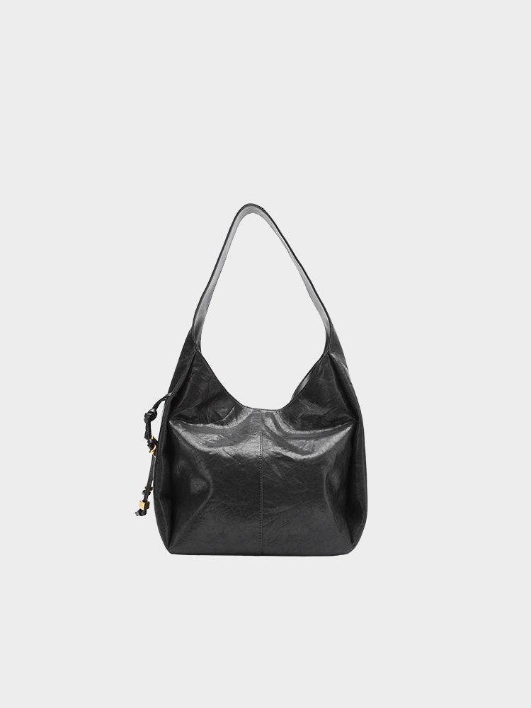 Vegetable-Tanned Hobo Bag