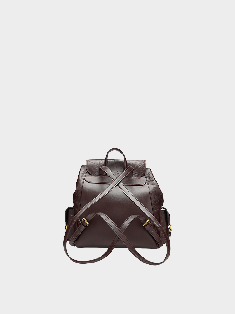 Textured Leather Backpack