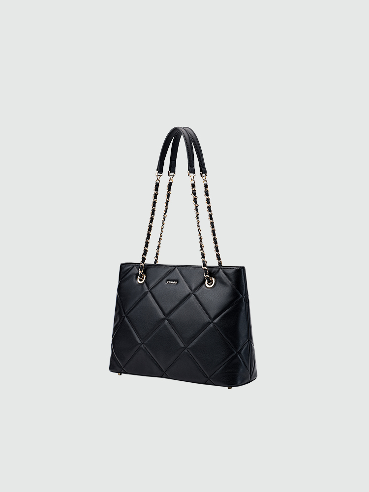 Large Capacity Leather Tote Bag
