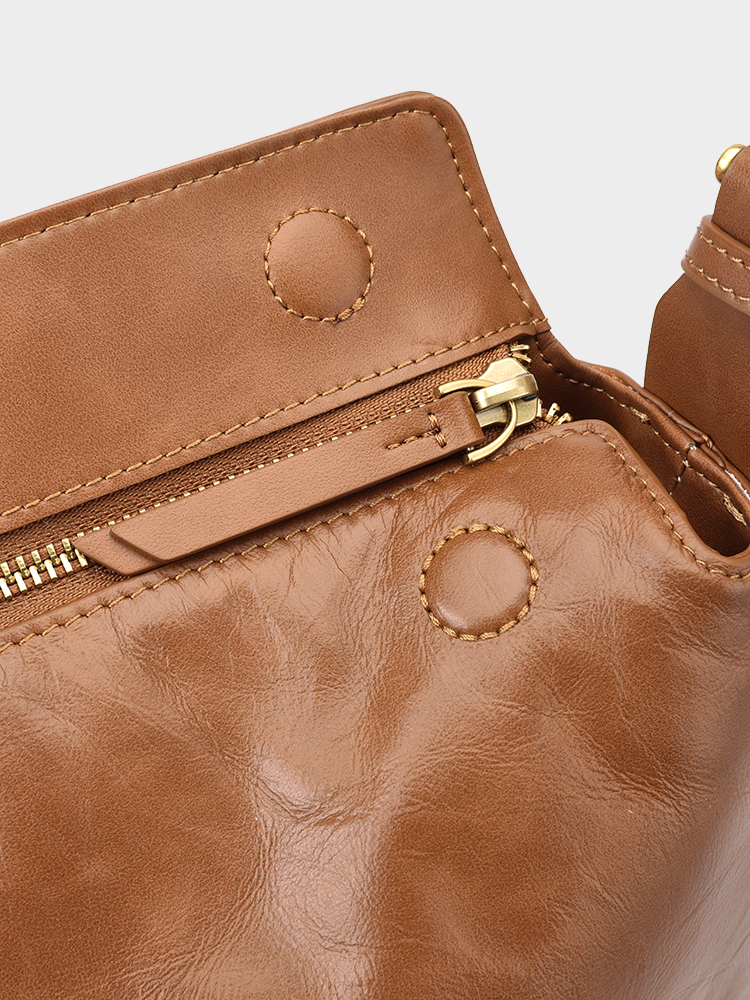 Textured Shoulder Bag