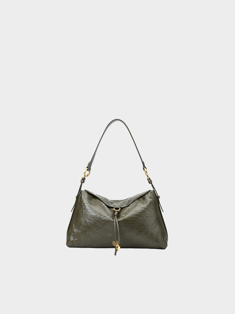 Textured Shoulder Bag