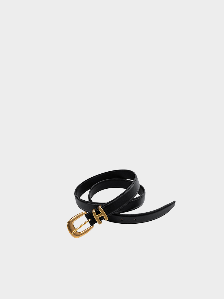 Versatile Cowhide Leather Belt