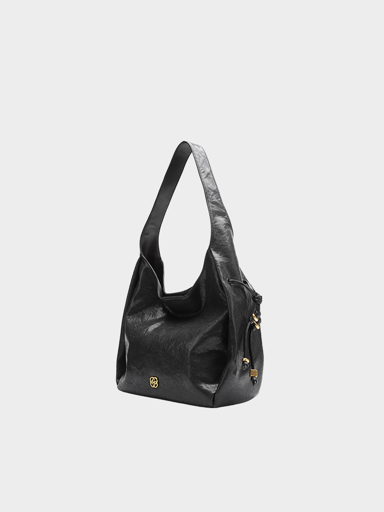 Vegetable-Tanned Hobo Bag