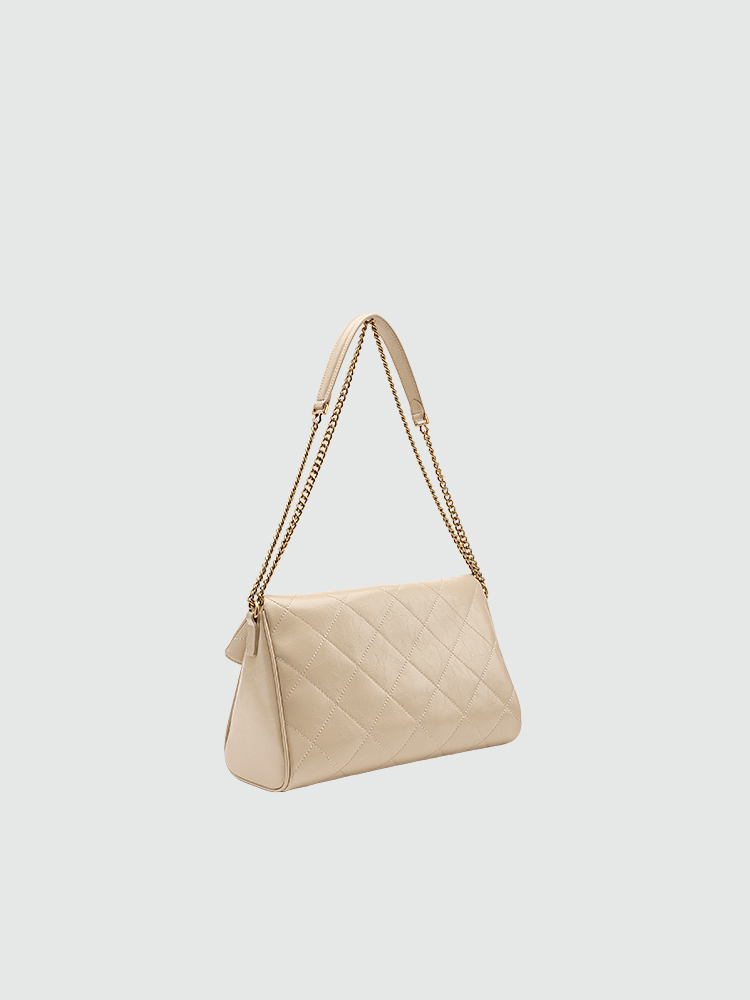 Quilted Flap Chain Crossbody Bag