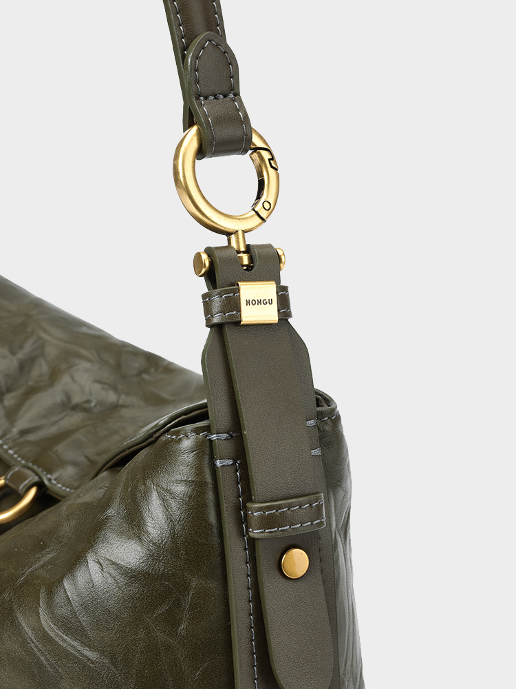 Textured Shoulder Bag