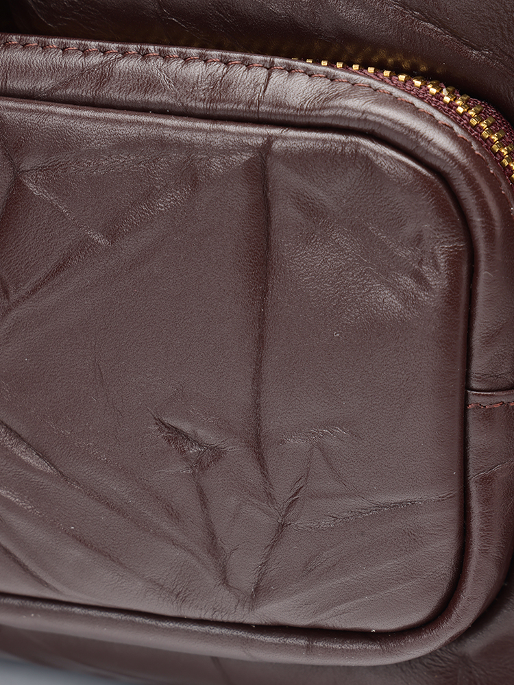 Textured Leather Backpack