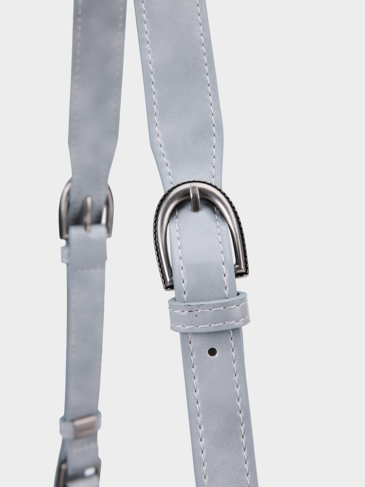 Soft Textured Leather Commuter Hobo